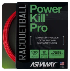 Ashaway PowerKill Pro 16 1.30mm Racquetball Set