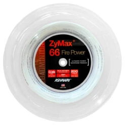 Ashaway ZyMax 66 Fire Power 0.66mm Badminton 200M Reel -Head Store ashaway zymax 66 fire power 0 66mm badminton 200m reel white 92573 66145.1698771319