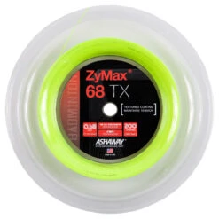 Ashaway ZyMax 68 TX 0.68mm Badminton 200M Reel -Head Store ashaway zymax 68 tx 0 68mm badminton 200m reel yellow 54704 60157.1698771944