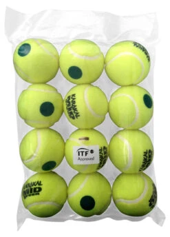 Karakal Mid Green Tennis Balls Dozen