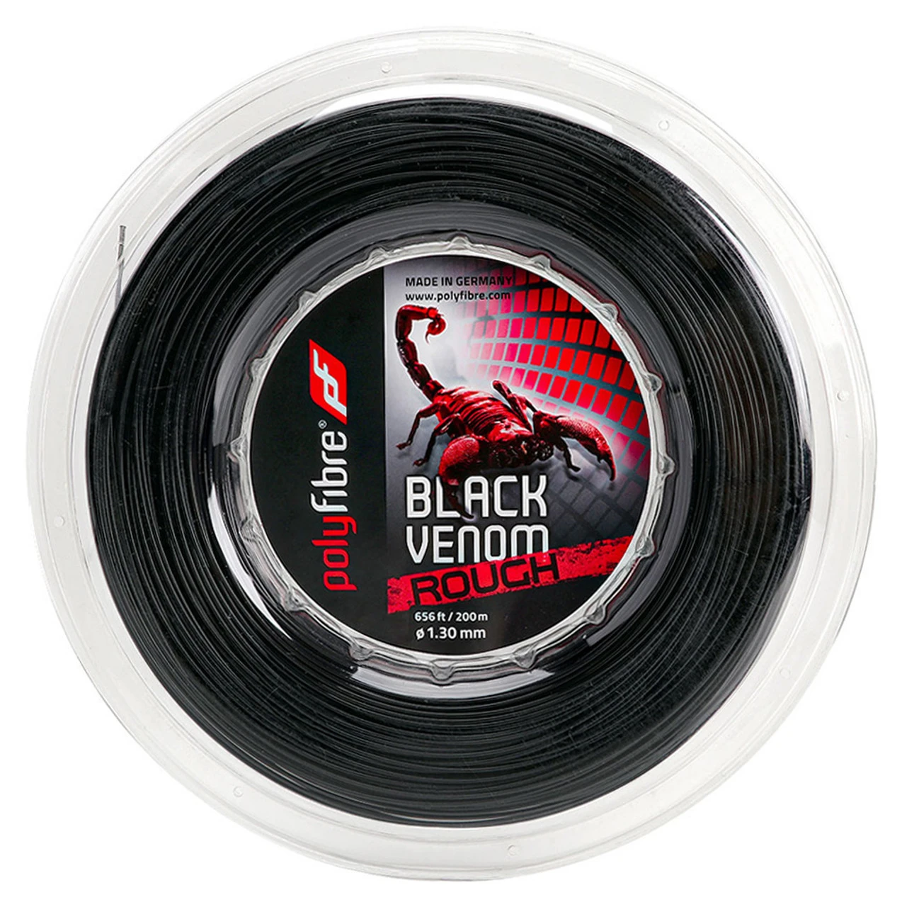 Polyfibre Black Venom Rough 16 1.30mm 200M Reel 3 Polyfibre Black Venom Rough 16 1.30mm 200M Reel