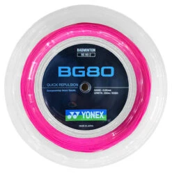 Yonex BG80 0.68mm Badminton 200M Reel -Head Store yonex bg80 0 68mm badminton 200m reel pink 07582.1710948824