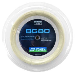 Yonex BG80 0.68mm Badminton 200M Reel -Head Store yonex bg80 0 68mm badminton 200m reel white 22829.1710948822