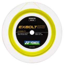 Yonex Exbolt 68 0.68mm Badminton 200M Reel -Head Store yonex exbolt 68 0 68mm badminton 200m reel yellow 74905.1709819244