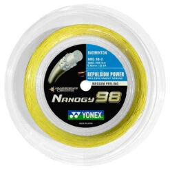 Yonex Nanogy 98 0.66mm Badminton 200M Reel -Head Store yonex nanogy 98 0 66mm badminton 200m reel yellow 80024 40455.1698769919